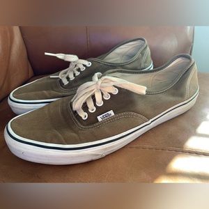 Vans Era Olive Green Khaki 11.5 old skool